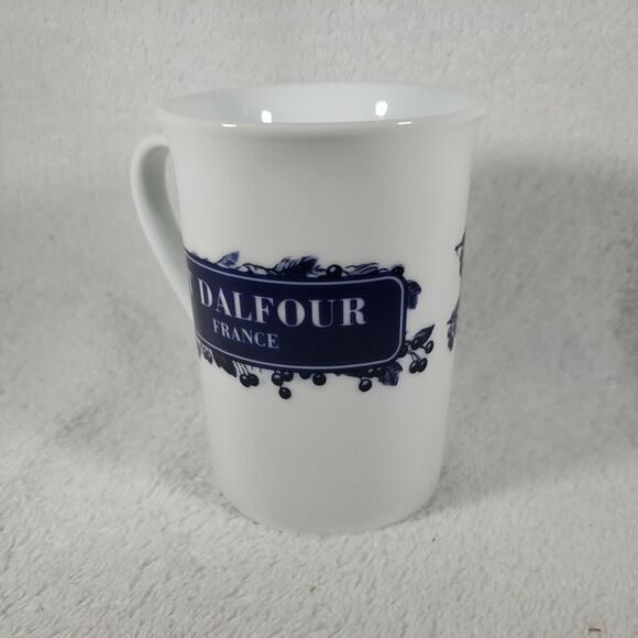 ST DALFOUR Tea Coffee  Cup White New in Original Box Designed In France NOS - Picture 6 of 12